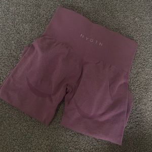 NVGTN Pale Pink Contour Seamless Leggings - Size XS